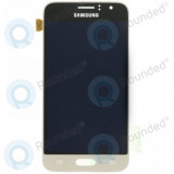 Samsung Galaxy J1 2016 (SM-J120F) Modul de afișare LCD + Digitizer auriu GH97-19005B GH97-18224B