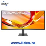 Monitor gaming curbat LG 34" 144Hz VA 5ms UltraWide 34U640B-B, 3440x1440, GTG, negru