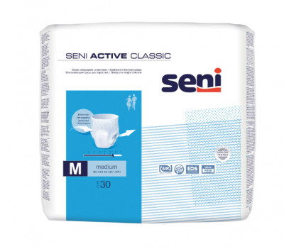 Scutece pentru adulti Classic Medium, 30 bucati, Seni foto