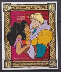 ST. VINCENT &amp; THE GRENADINES DISNEY 1996 MI. BL. 391 MNH