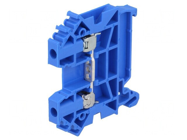 Terminal &Icirc;mbinare Șine 0,5-4mm&sup2; 2 Borne Albastră TS35