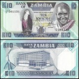 Zambia 1986 - 10 Kwacha, necirculata