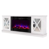 Semineu electric Sorento cu Adeli, Dimensiuni 685x1810x300 mm, Art Flame