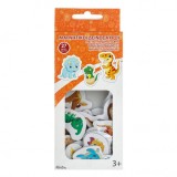 Joc educativ invatam dinozaurii, 27 cartonase magnetice ilustrate, NippleBaby