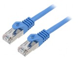 Cabluri de rețea F/UTP 6 litat CCA PVC albastru 1,5m 26AWG, Lanberg