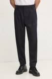 G-Star pantaloni bărbați, culoarea negru, drept, D25233-D517