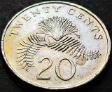 Cumpara ieftin Moneda exotica 20 CENTI - SINGAPORE, anul 1997 *cod 213