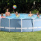 Piscina Familie Relaxare Rotunda Cadru Metal 457x107cm + Scara + Pompa + Prelata