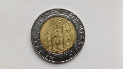 San Marino-500 Lire 1992-Cea de-a 500-a Aniversare - Descoperirea Americii foto