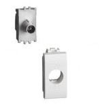 Priza TV de trecere 1M 10dB Living Light Bticino alb N4202P10N