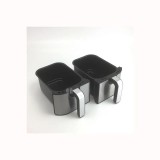 Set 2 containere extractibile pentru friteuză De'Longhi AS00004993 Original