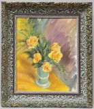 Aurel Bordenache (1902-1987) - Vas cu trandafiri, 1973