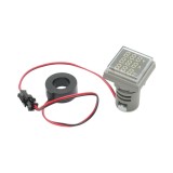 Indicator digital frecventa, ampermetru, voltmetru LED alb 0-99Hz/0-100A/50-500V AC &Oslash; 22mm Breckner Germany