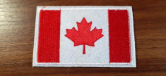 CANADA EMBLEMA 85X55 MM TERMOADEZIVA foto