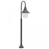 Cumpara ieftin VidaXL St&acirc;lp de iluminat pentru grădină, bronz, 120 cm, aluminiu, E27