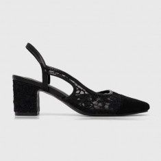 Answear Lab pumps culoarea negru, cu toc drept