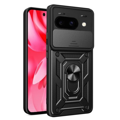 Husa Google Pixel 9a protectie camera Techsuit CamShield Series, negru foto