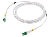 Patch cord fibră OS2 LC/APC 2m alb LSZH