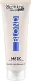 Masca pentru par blond cu pigment neutralizant albastru, 250ml, Sleek Line
