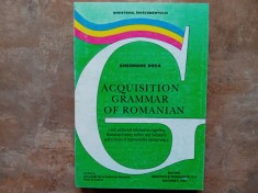 Acquisition Grammar of Romanian - Insusirea Notiunilor de Gramatica a limbii Romane - Gheorghe Doca, 1995