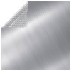 Folie solară plutitoare piscină dreptunghiular argintiu 6x4m PE, vidaXL