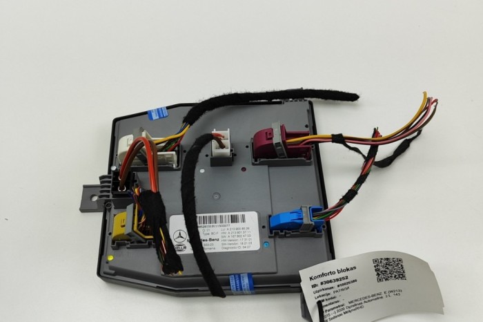 Modul de confort MERCEDES-BENZ E W213 2020 OEM: A2139008526,A2139015711,A1679024703 30639252