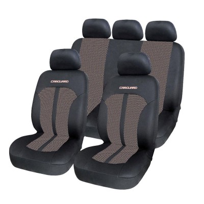 Huse universale premium pentru scaune auto bej+negru - CARGUARD foto