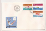 P6 Plic FDC - Prima zi a emisiunii - Olimpiada Los Angeles 1984, format mare