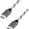 CABLU alimentare si date LOGILINK, pt. smartphone, USB 2.0 Type-C (T) la USB 2.0 Type-C (T), set de 3 cabluri: 0.5/1/2m, premium, cablu cu impletire d