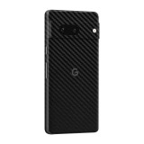 Cumpara ieftin Set Doua Folii Skin Acoperire 360 Compatibile cu Google Pixel 7 Wrap Skin Texture Carbon Black, Negru, Oem