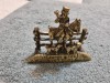 Suport Scrisori Alamă Decorativ, 10cm - Obiect Decor Birou/Casă