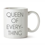 Cana alba Personalizata Queen of Everything, INOVATIX&reg;. 330ml, Oem