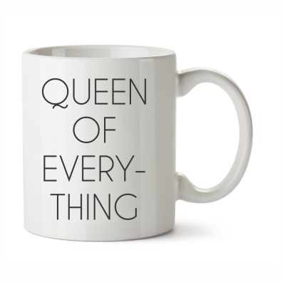 Cana alba Personalizata Queen of Everything, INOVATIX&amp;reg;. 330ml foto