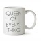 Cana alba Personalizata Queen of Everything, INOVATIX&reg;. 330ml