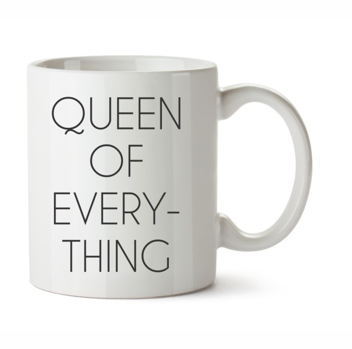 Cana alba Personalizata Queen of Everything, INOVATIX&reg;. 330ml