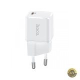 Incarcator Retea HOCO N10 20W 3A 1 x USB-C Alb