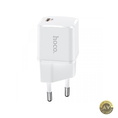 Incarcator Retea HOCO N10 20W 3A 1 x USB-C Alb foto