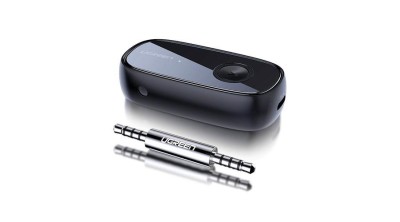 Ugreen Bluetooth adaptor audio wireless AUX aptX mini jack receptor negru (70304) foto