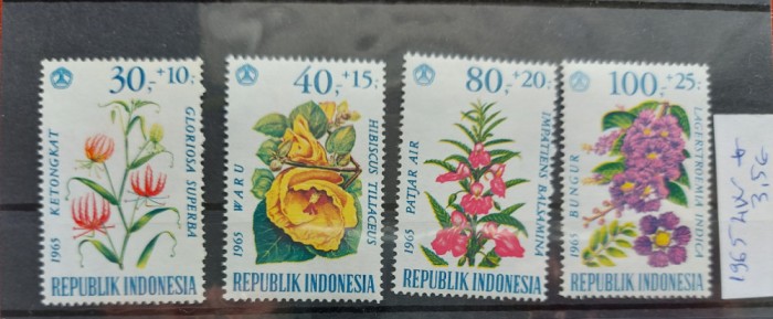 TS21 - Timbre serie - Republik Indonesia - 1965