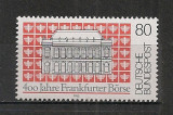 Germania.1985 400 ani Bursa Frankfurt MG.595, Nestampilat