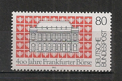 Germania.1985 400 ani Bursa Frankfurt MG.595