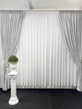 Set doua draperii Gravel, gri deschis