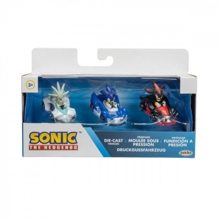 Nintendo Sonic - Set 3 vehicule din metal 1:64, S2