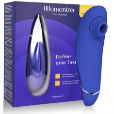 Womanizer Premium 2 Stimulator Clitoral Albastru de afine foto
