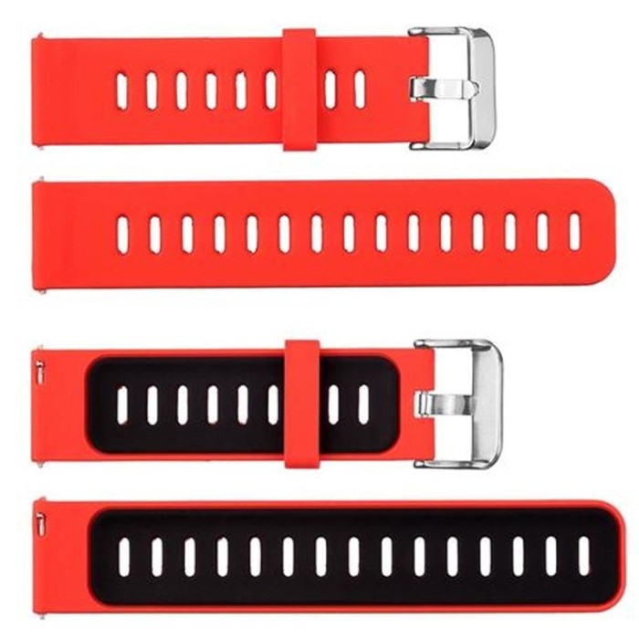 Curea din silicon compatibila cu Xiaomi Watch S1 Active, Telescoape QR, 22mm, Red Jade