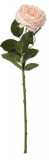 Floare artificiala Rose, 12x12x63 cm, poliester, roz delicat, Excellent Houseware
