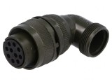 Conector circular dimensiune 18 aliaj aluminiu oliv