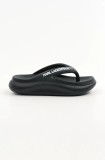 Karl Lagerfeld slapi SKOONA II femei, culoarea negru, cu platforma, KL85025
