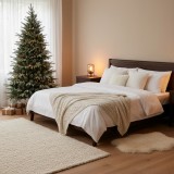 Brad artificial verde 180 cm cu 808 varfuri, aspect natural