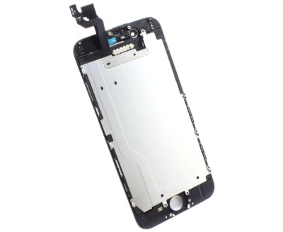 Display iPhone 6 LCD Negru Complet Cu Tablita Metalica Si Conector Amprenta foto